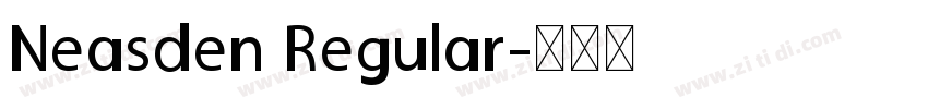 Neasden Regular字体转换